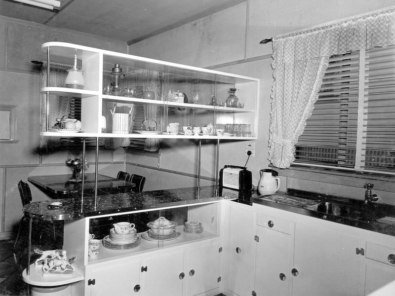 Housing Commission property, Greenslopes, Brisbane, 1955